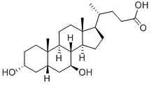 熊脱氧胆酸, 128-13-2, 结构式