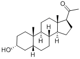 孕烷醇酮,128-20-1,结构式