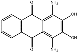 1,4-Диамино-2,3-дигидроксиантрахинон структура