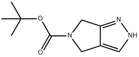 2,6-Dihydro-4H-pyrrolo[3,4-c]pyrazole-5-carboxylic acid tert-butyl ester Structure