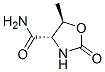 4-Oxazolidinecarboxamide,5-methyl-2-oxo-,(4S-trans)-(9CI) 化学構造式