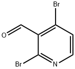 2,4-ジブロモニコチンアルデヒド 化学構造式