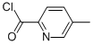 2-Pyridinecarbonyl chloride, 5-methyl- (9CI) Struktur