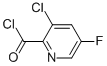 2-Pyridinecarbonylchloride,3-chloro-5-fluoro-(9CI) 结构式