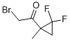 Ethanone, 2-bromo-1-(2,2-difluoro-1-methylcyclopropyl)- (9CI),128073-31-4,结构式