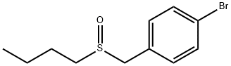1-Bromo-4-(butylsulfinylmethyl)benzene Structure