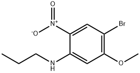 4-溴-5-甲氧基-2-硝基-N-丙基苯胺,1280786-69-7,结构式