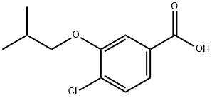 4-Chloro-3-(2-methylpropoxy)benzoic acid Structure