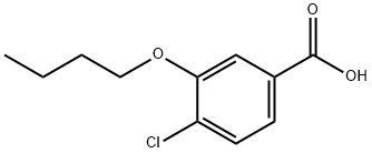 3-Butoxy-4-chlorobenzoic acid,1280786-97-1,结构式