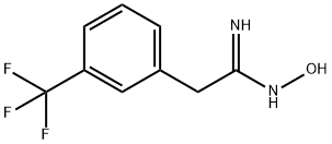 BENZENEETHANIMIDAMIDE, N-HYDROXY-3-(TRIFLUOROMETHYL) Struktur