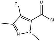 1H-Pyrazole-5-carbonyl chloride, 4-chloro-1,3-dimethyl- (9CI) Structure