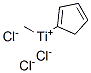 三氯化甲基环戊二烯基钛,1282-31-1,结构式
