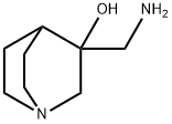 3-(氨基甲基)奎宁环素-3-醇, 128200-13-5, 结构式