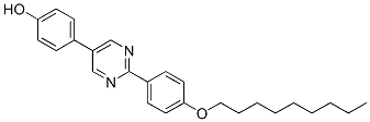 5-(4-Hydroxyphenyl)-2-[4-(nonyloxy)-phenyl]-pyrimidine 化学構造式