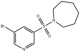 1-(5-broMopyridin-3-ylsulfonyl)azepane,1282261-07-7,结构式