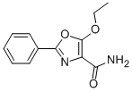 5-ETHOXY-2-PHENYLOXAZOLE-4-CARBOXAMIDE 结构式