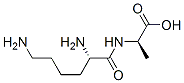 D-Alanine,  N-L-lysyl-,  labeled  with  carbon-14  (9CI) 结构式