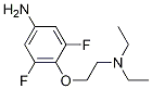 4-(2-(diethylaMino)ethoxy)-3,5-difluoroaniline 化学構造式