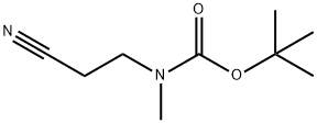 3-(N-BOC-METHYLAMINO)PROPIONITRILE Struktur