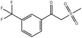 2-(METHYLSULFONYL)-1-[3-(TRIFLUOROMETHYL)PHENYL]ETHANONE