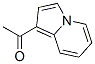 에타논,1-(1-인돌리지닐)-(9CI)