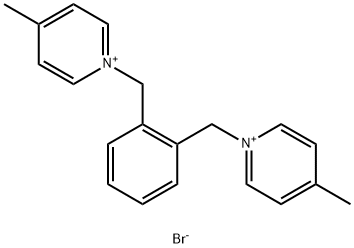 1,1-[1,2-Phenylenebis(methylene)]bis[4-methyl-pyridinium]  dibromide 结构式