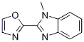 1-Methyl-2-(2-oxazolyl)-1H-BenziMidazole 化学構造式