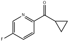 环丙基(5-氟吡啶-2-基)甲酮 结构式