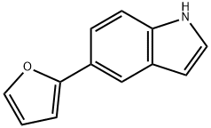 5-(2-FURYL)-1H-INDOLE Struktur
