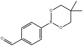 4-(5,5-Dimethyl-1,3,2-dioxaborolan-2-yl)benzaldehyde Structure