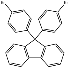 9,9-双(4-溴苯基)-9H-芴,128406-10-0,结构式