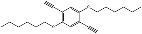 128424-37-3 Benzene, 1,4-diethynyl-2,5-bis(hexyloxy)-