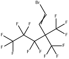 1-Bromo-4,4,5,5,6,6,6-heptafluoro-3,3-bis(trifluoromethyl)hex-1-ene|1-溴-4,4,5,5,6,6,6-七氟-3,3-二(三氟甲基)-1-己烯