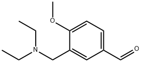 3-[(二乙氨基)甲基]-4-甲氧基苯甲醛 结构式
