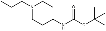 4-(N-BOC-氨基)-1-丙基哌啶,1285233-64-8,结构式