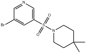1285282-44-1 3-broMo-5-(4,4-diMethylpiperidin-1-ylsulfonyl)pyridine