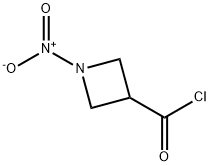 3-Azetidinecarbonyl chloride, 1-nitro- (9CI) 结构式