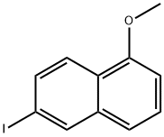 Naphthalene, 6-iodo-1-methoxy- (9CI) 化学構造式