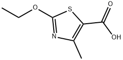 2-乙氧基-4-甲基-5-噻唑羧酸, 1285588-73-9, 结构式