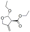 3-Furancarboxylicacid,2-ethoxytetrahydro-4-methylene-,ethylester,trans-(9CI) Structure