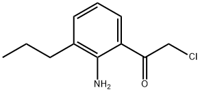 Ethanone, 1-(2-amino-3-propylphenyl)-2-chloro- (9CI),128600-54-4,结构式