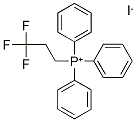 Trisphenyl(3,3,3-trifluoroprop-1-yl)phosphonium iodide Structure