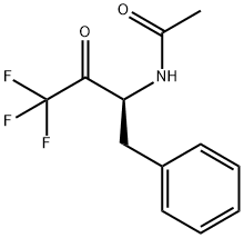 acetyl-phenylalanyl trifluoromethyl ketone Structure