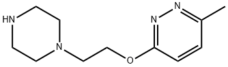 3-Methyl-6-(2-piperazin-1-ylethoxy)pyridazine Structure