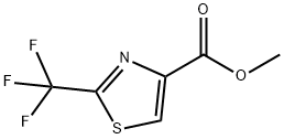 METHYL 2-(TRIFLUOROMETHYL)THIAZOLE-4-CARBOXYLATE 结构式