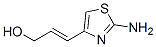2-Propen-1-ol,  3-(2-amino-4-thiazolyl)- 结构式