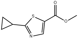 Methyl 2-cyclopropylthiazole-5-carboxylate 结构式