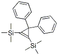 Silane, (3,3-diphenyl-1-cyclopropene-1,2-diyl)bis[trimethyl- Structure