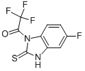 1-TRIFLUOROACETYL-5-FLUOROBENZIMIDAZOLIN-2-THIONE Structure