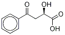 2-(R)-ヒドロキシ-4-オキソ-4-フェニルブチル-D5酸 (MAJOR) 化学構造式